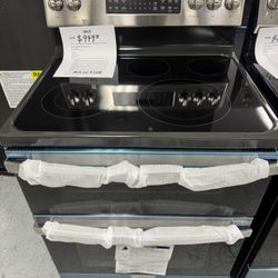 30” Double Oven Electric Range With Air Fly And Convection 