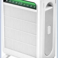 KNKA Air Purifier for Home Bedroom Large Room Up to 3,500 Ft², HEPA Air Cleaner with Washable Pre-Filter, AHAM VERIFIDE, AQI Display, ECO Mode, Pet Mo
