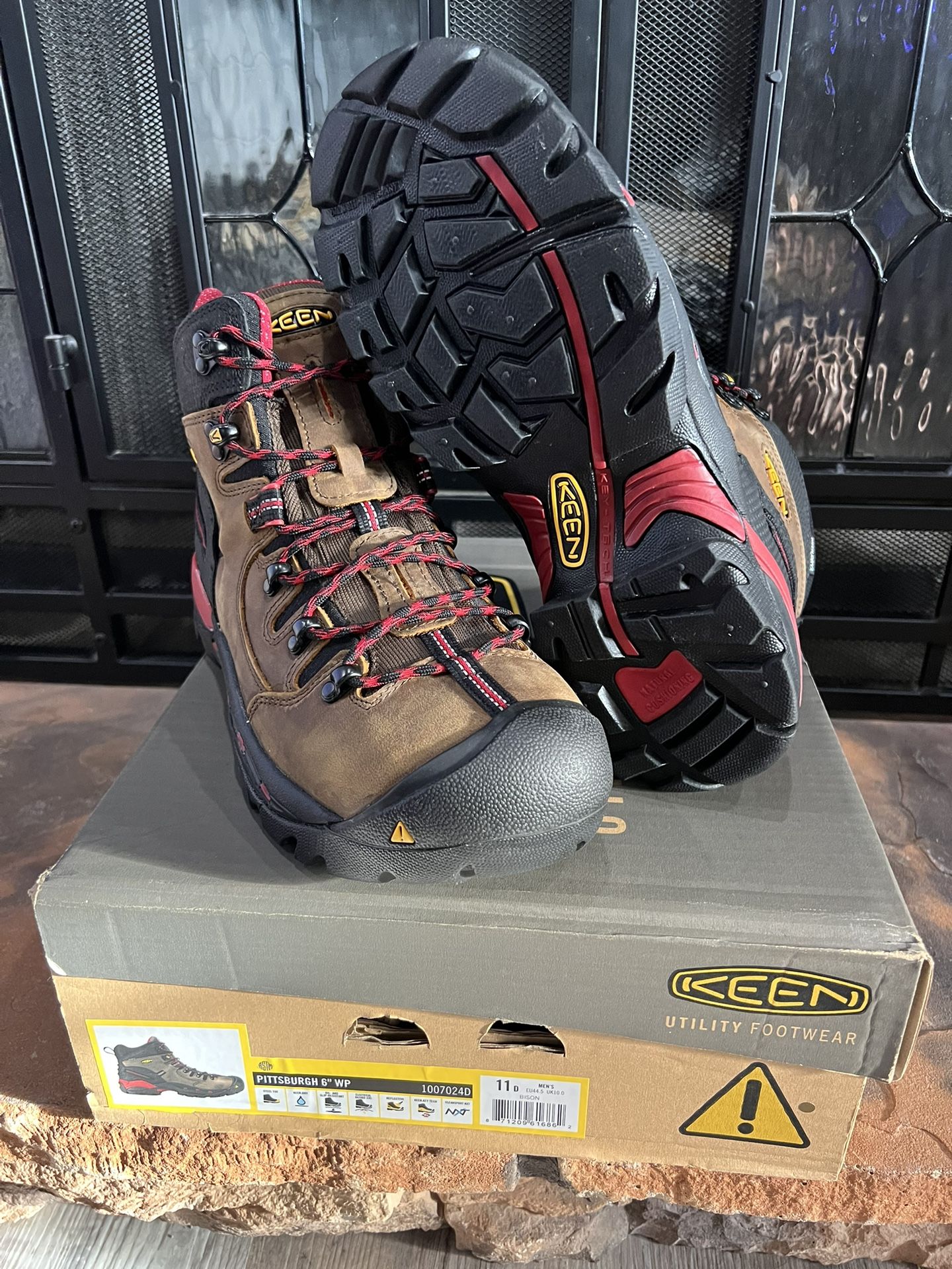 Work Boots KEEN Pittsburgh 6" Waterproof Steel Toe