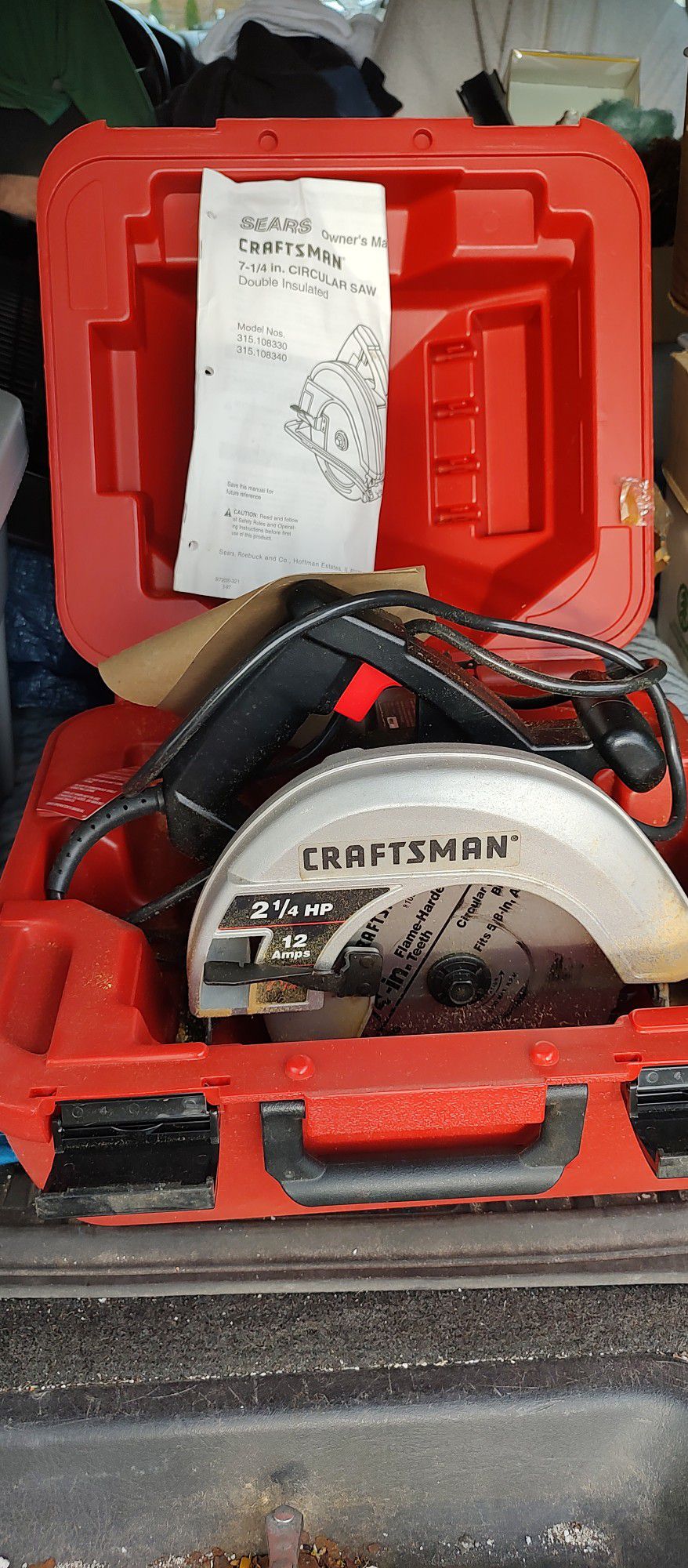 Circular Saw -7 1/4 Craftsman 