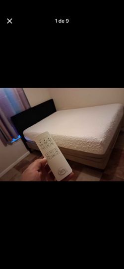 CAMA QUEEN ELECTRICA PRÁCTICAMENTE NUEVA CON COLCHON NUEVO TIENE VARIAS POSICIONES Y DA MASAJE CON VIBRACIONES TRAE SU CONTROL TRABAJA PERFECTAMENTE