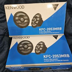 Kenwood 8 Inch Marine Speakers Brand New