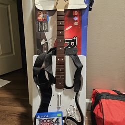 Rock Band 4 Fender Stratocaster Guitar and Game