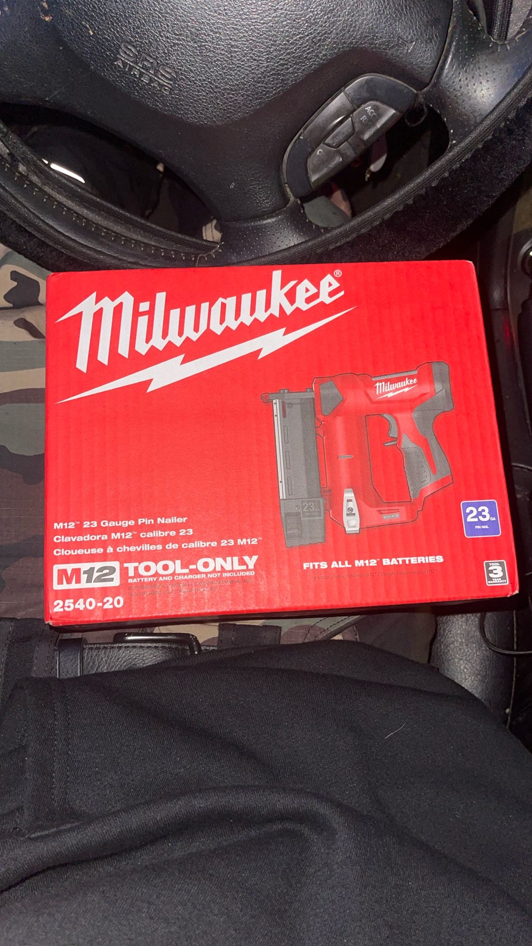 M12 23 Gauge Pin Nailer