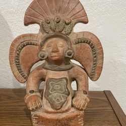 Mayan Clay Statue
