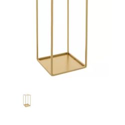 (5) Gold Metal Centerpiece