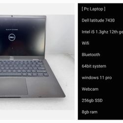 [ Pc Laptop ] Dell Latitude 7430 Intel i5 1.3ghz 12th Generation [ Clean Reset Charger Included ]