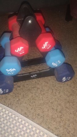 3 sets Hand weights  JFIT