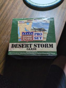 1991 PRO SET DESERT STORM CARDS.