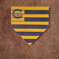 Casteel Baseball Home Plate Decor