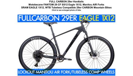 Carbon Fiber Mountain Bike - Size 17.5
