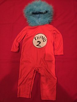 Size 12-18 Months Dr. Seuss Thing 2 Costume