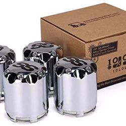 10LOL Universal Golf Cart SS Wheel Center Cap Cover Pushing Style Chrome 18/12 In Wheel Center Hub Cap For Yamaha Club Car Ez Go