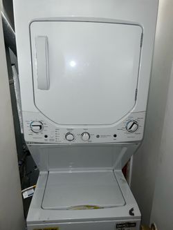 Ge stacked Washer dryer