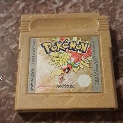 Genuine Pokemon Gold Gameboy Color