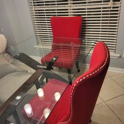 Red Chairs & Decor