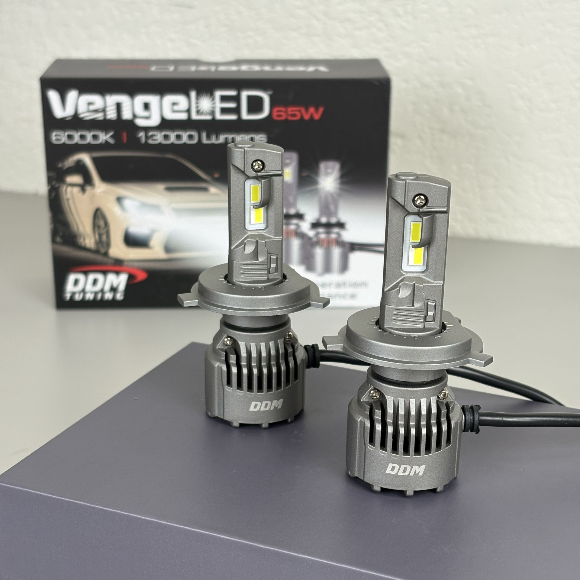 H4 LED Headlight Bulbs, Venge 65W By DDM Tuning