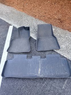 Tesla Model Y All-Weather Floor Mats / Interior Liners (3-Piece Set)