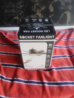 Light socket fan brand new