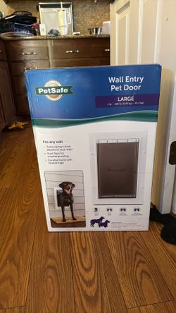Pet Safe-  Wall Entry Pet Door Size Large 1 - 100 Pounds