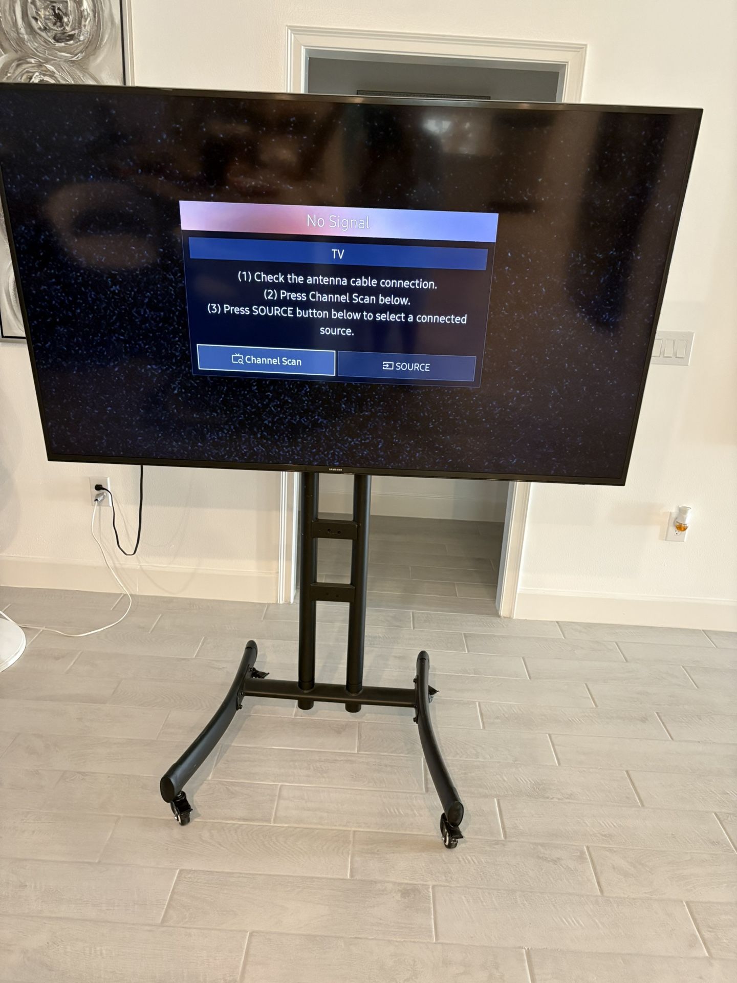 70” Samsung TV With Metal Stand