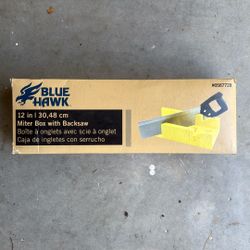 Miter Box And Backsaw 