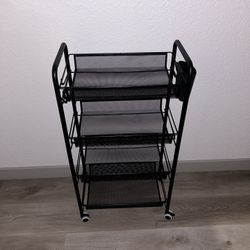 4-tiered Metal Cart
