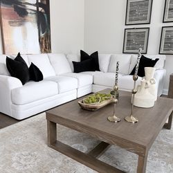 Brand new off white sectional