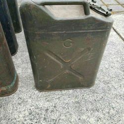 Vintage Jerry Cans / Gas Cans