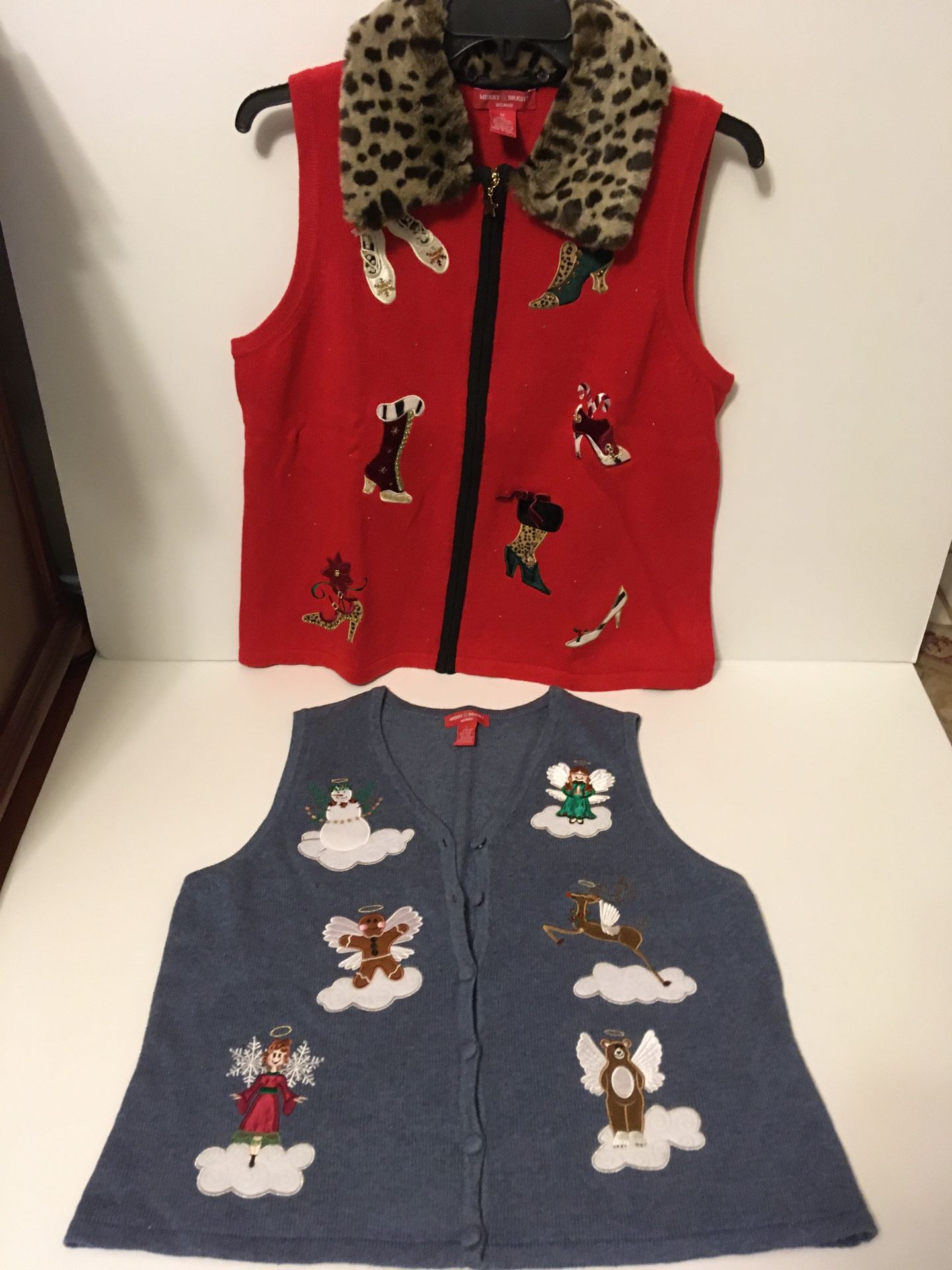 Merry & Bright Christmas Swrater Vest
