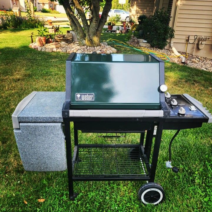 Dark Green Weber Genesis Silver B Reconditioned
