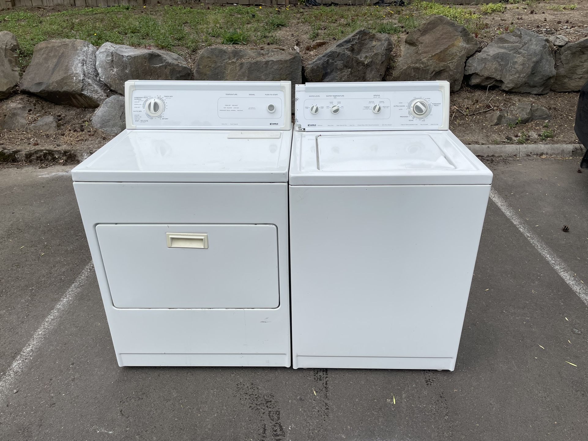Kenmore Washer and Dryer