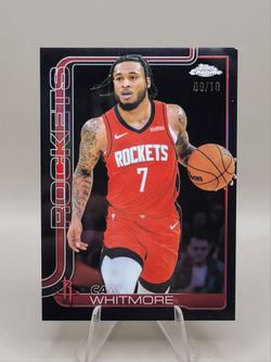 2025 Topps Chrome Cam Whitmore Black /10