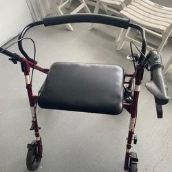 Rolling Walker With Seat