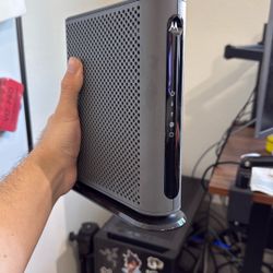 Modem And Router (1GB SUPPORT, No Power Cable Provided) $150 For Both Together