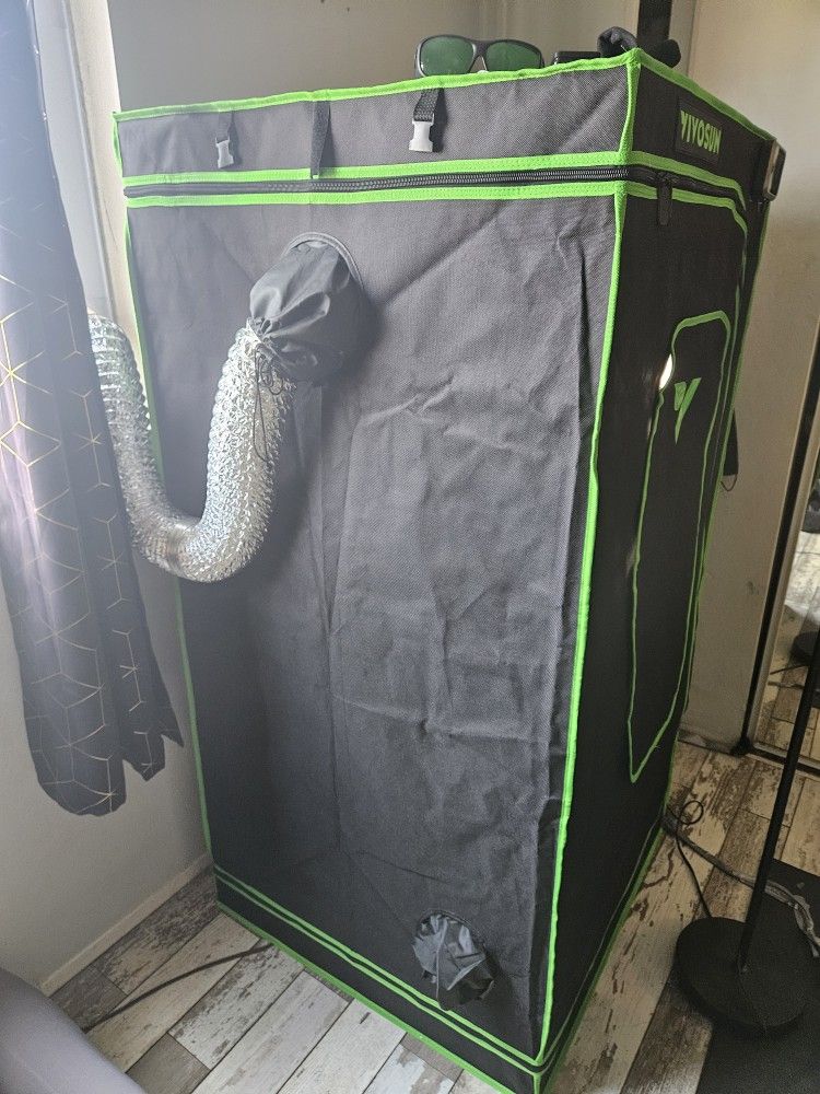Grow Tent With Light And Exhaust Fan Package