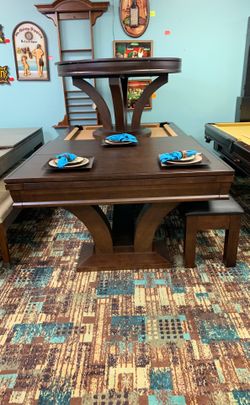 Pool Table Brand New!! Dining Style Pool Table!! Layaway Today!!