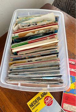 Maps - vintage paper maps