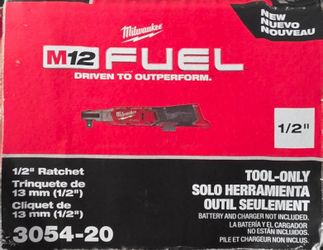 Milwaukee m12 fuel  1/2 ratchet