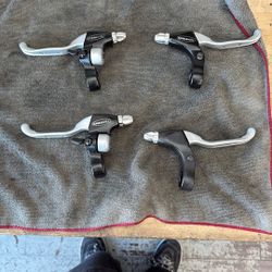 Tektro Mechanical Brake Lever Set, Left and Right Set, Used