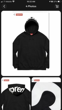 SUPREME contrast Sweatshirt Hoodie SIZE SMALL RARE