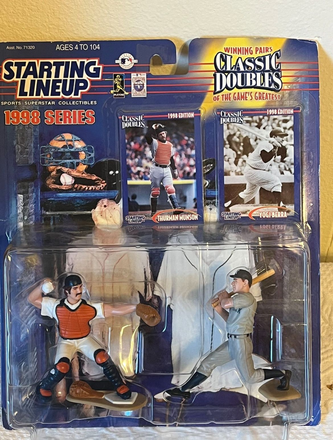 Yogi Berra- Thurman Munson “Yankees” Classic Double Starting Lineup 1998.