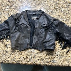 Vintage Fringe Jacket Large Womens 