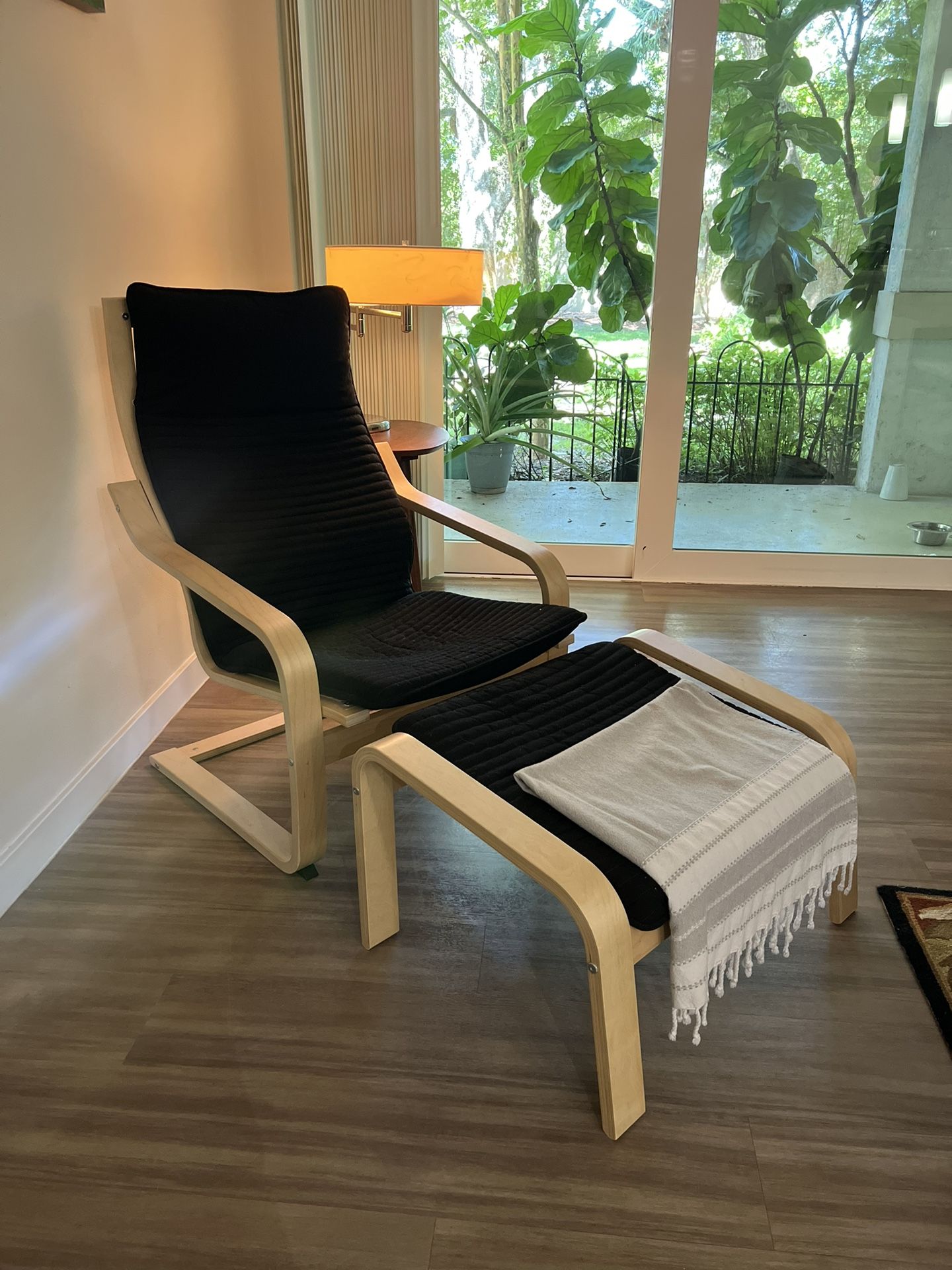 Are Rocking Chair With Feet Stool , Never Outside Like New