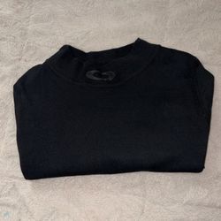 Vintage Oakley CarbonX Carbon Fiber Mock Neck Base Layer USA Top Mens L Racing