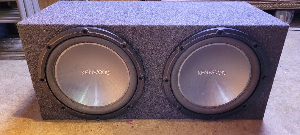 Dual Kenwood KFC-E3012 12" Subwoofer’s In Box