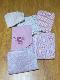 6 Used Baby Blankets