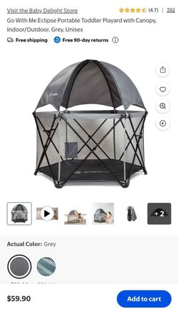 Go With Me Eclipse Portable Toddler Playard with Canopy $45