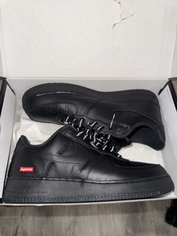 Supreme af1 black clean Sz 12