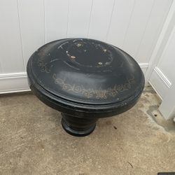 A Nice, Heavy Asian Side Table , Needs A Few Nails, An D Little Fixing Up